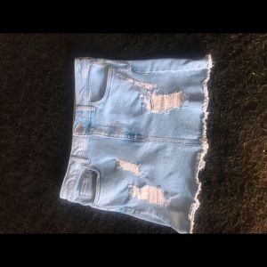 Forever 21 jean skirt!
